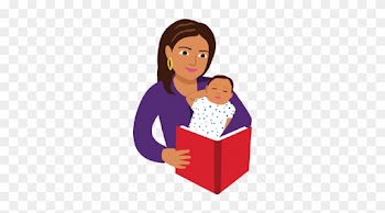 Read Aloud From Birth - Read To Baby Clip Art
