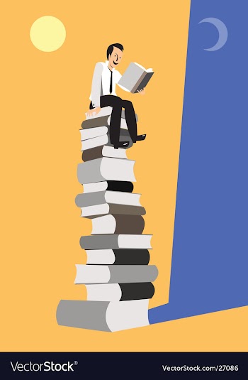 Reader vector image