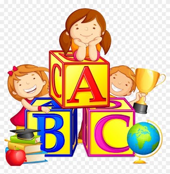 Reading And Writing With Preschool And Primary Children - Kids Studying Clipart