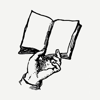 Reading book drawing, vintage illustration | Free PSD - rawpixel