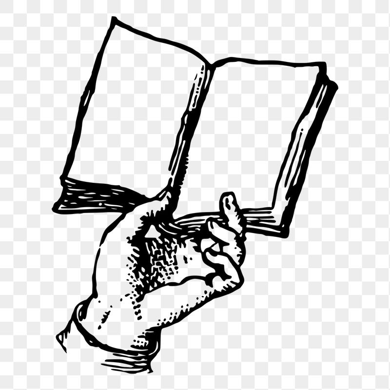 Reading book png sticker, vintage | Free PNG - rawpixel