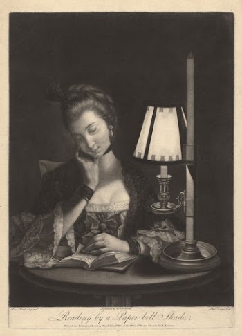 Reading by a Paper-Bell Shade | Free Photo - rawpixel