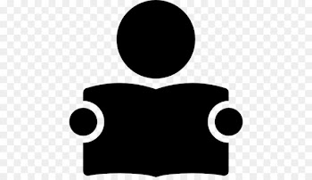 Reading Computer Icons Silhouette - reading 