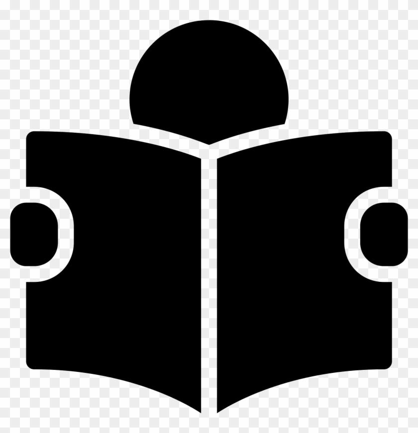 Reading Filled Icon - Reading Logo Black Png