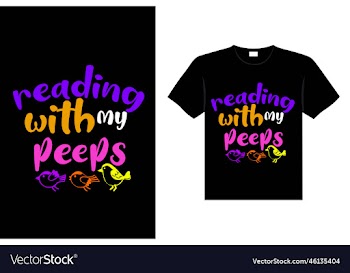 reading with my peeps art