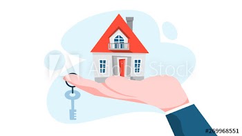 Real estate agent concept