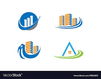 real estate business logo design and property advi