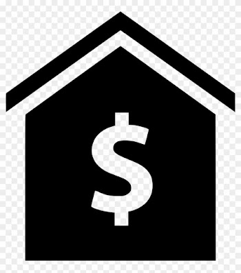 Real Estate Home Dollar Sign Pay Comments - Computer Money Icon Png