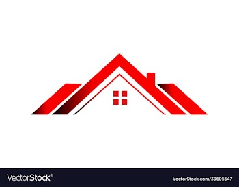 real estate house logo and icon design