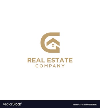 Real estate logo template vector image