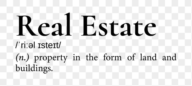 Real Estate png dictionary word | Free PNG - rawpixel