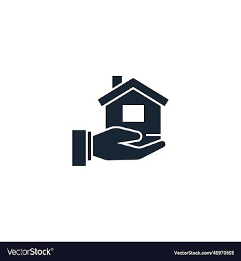real estate service creative icon filled from