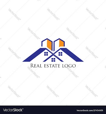 Real state logo design vector image