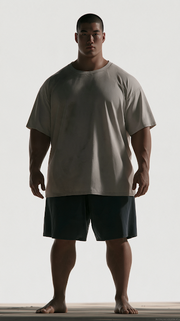 Realistic 3D Render of East Asian Male Model