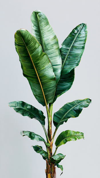 Realistic Banana Tree Leaves