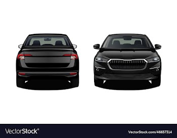 realistic black car