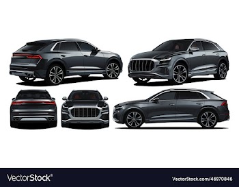 realistic black car