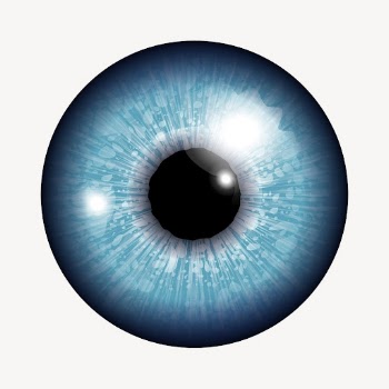 Realistic blue eye clipart, collage | Free PSD - rawpixel