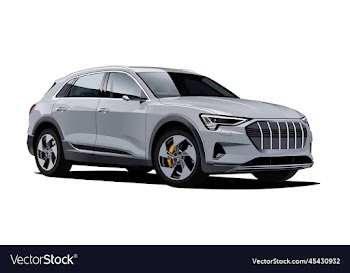 realistic car suv isolated
