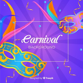 Realistic carnival background