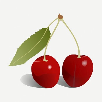 Realistic cherries clipart, fruit collage | Free PSD - rawpixel