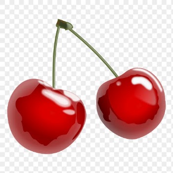 Realistic cherries png sticker, transparent | Free PNG - rawpixel