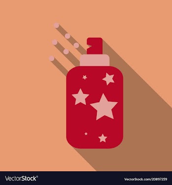Realistic cosmetic bottle can sprayer container vector image