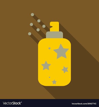 Realistic cosmetic bottle can sprayer container vector image