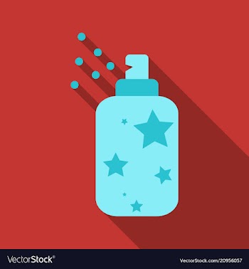 Realistic cosmetic bottle can sprayer container vector image