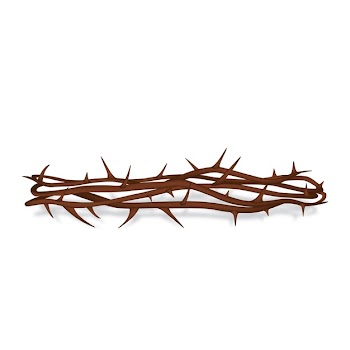 Realistic crown of thorns Free Vector