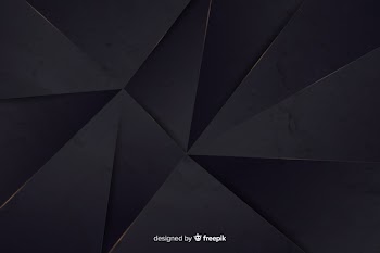 Realistic dark polygonal background