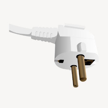 Realistic electrical plug clipart, collage | Free PSD - rawpixel