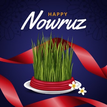 Realistic happy nowruz Free Vector