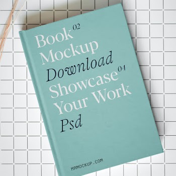 Realistic Hardcover Book Mockup