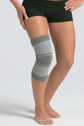 Realistic Knee Compression Sleeve on Adult Leg