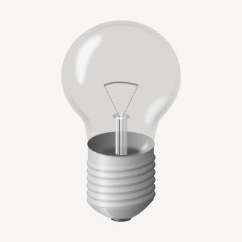 Realistic light bulb clipart, illustration | Free Vector - rawpixel
