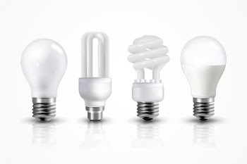 Realistic light bulbs collection Free Vector
