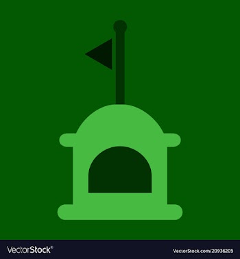 Realistic lighthouse building isolated on vector image