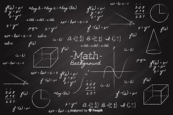 Realistic math chalkboard background Free Vector