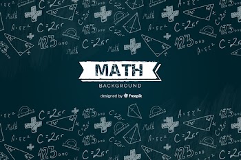 Realistic math chalkboard background Free Vector
