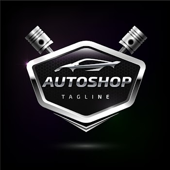 Realistic metallic car logo Free Vector