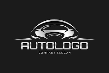 Realistic metallic car logo Free Vector