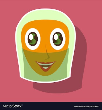 Realistic paper sticker on theme arabic business vector image