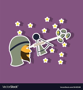 Realistic paper sticker on theme arabic business vector image