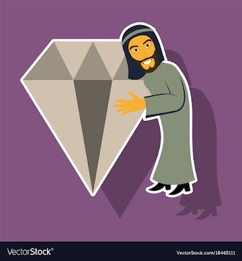 Realistic paper sticker on theme arabic business vector image
