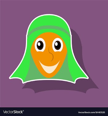 Realistic paper sticker on theme arabic business vector image