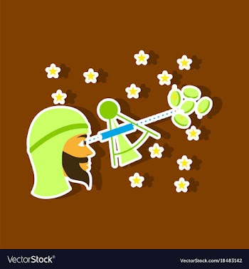 Realistic paper sticker on theme arabic business vector image