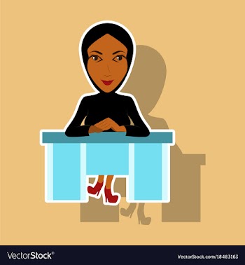 Realistic paper sticker on theme arabic business vector image