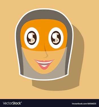 Realistic paper sticker on theme arabic business vector image