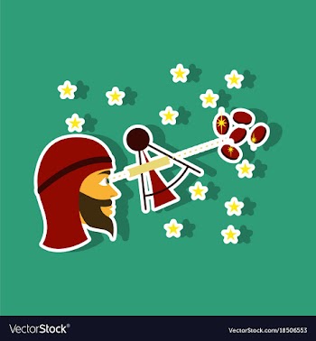 Realistic paper sticker on theme arabic business vector image